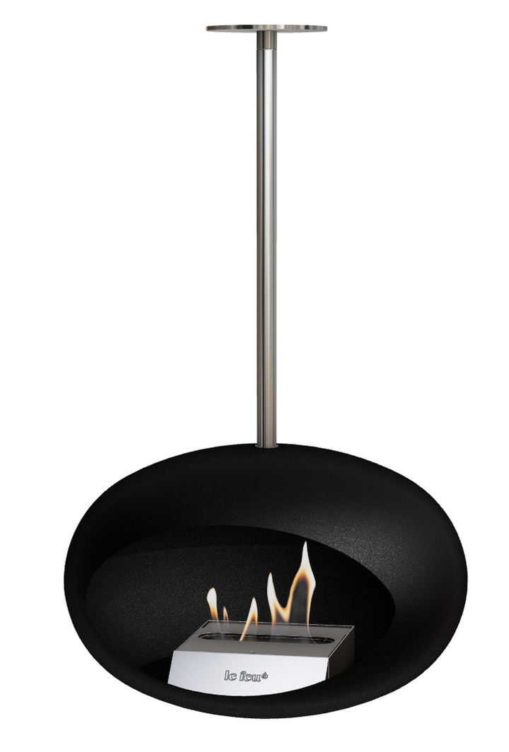 Bioethanol Deckenkamin - Le Feu DOME SKY SW/EDELSTAHL