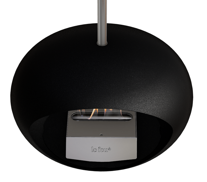 Bioethanol Deckenkamin - Le Feu DOME SKY SW/EDELSTAHL