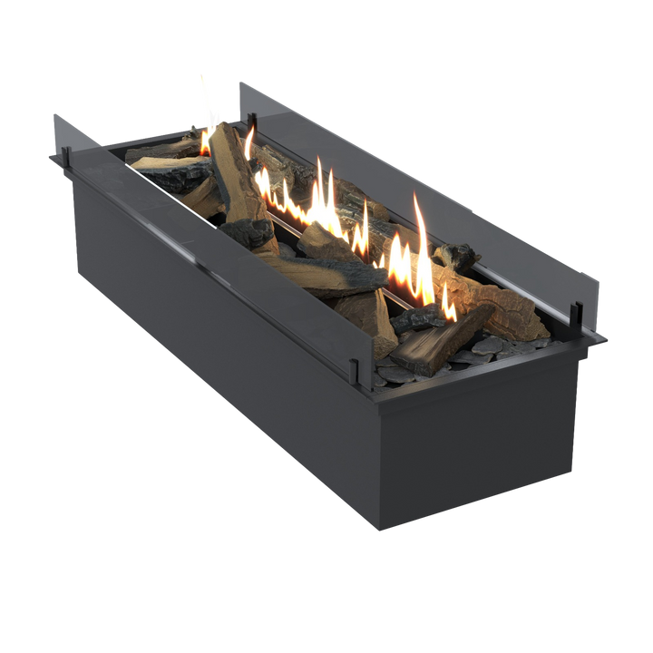 Bioethanol SmartFire Fernbedienung - PRIME A6 150cm mit Deko