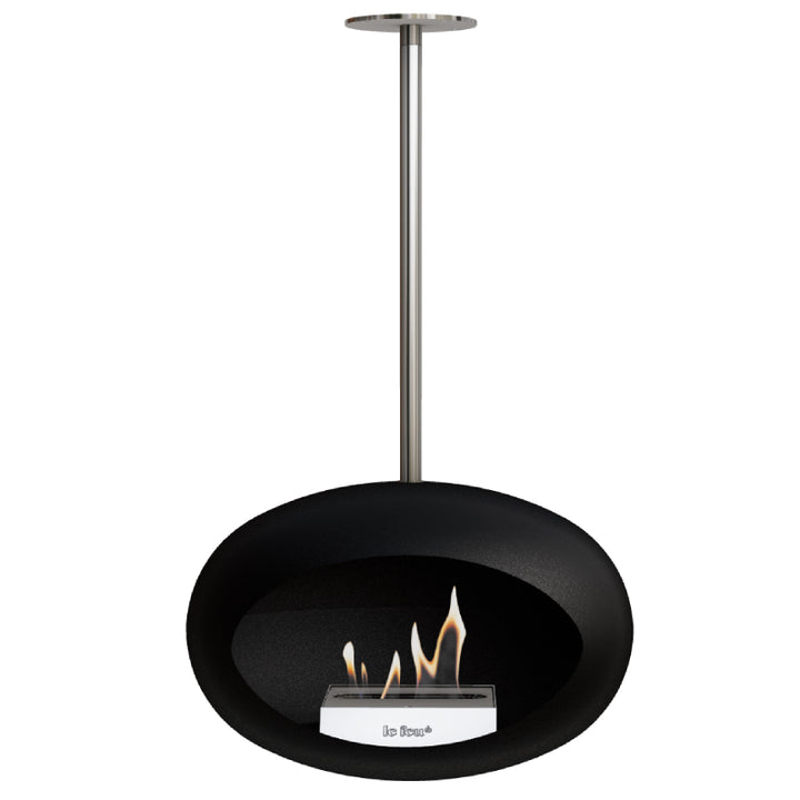 Bioethanol Deckenkamin - Le Feu DOME SKY SW/EDELSTAHL