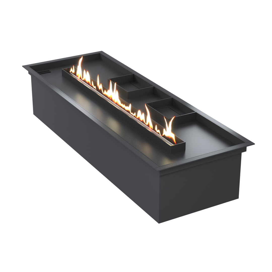 Bioethanol SmartFire Fernbedienung - PRIME A6 150cm mit Deko