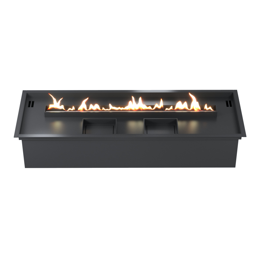 Bioethanol SmartFire Fernbedienung - PRIME A6 150cm mit Deko