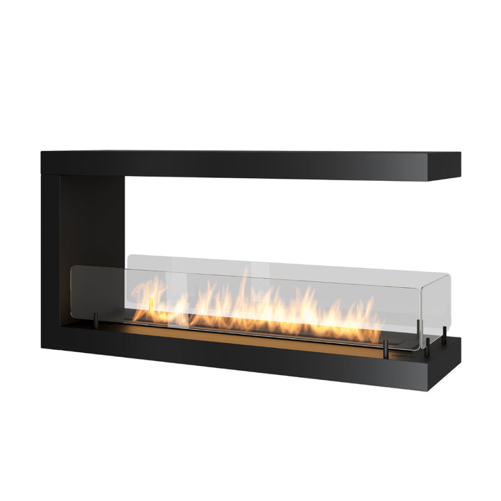 bioethanol-einbaukamin-ethanolkamin-dreiseitig-raumteiler-infire-u-1000-100cm-schwarz-mit-glas-mit-flammen