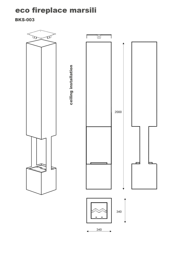 bioethanol-haengekamin-decke-deckenmontage-ethanolkamin-marsili-2side-viereckig-seidenmatt-schwarz-3d-modell-technische-zeichnung-alle-groessen