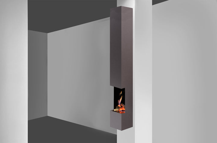 bioethanol-haengekamin-decke-deckenmontage-ethanolkamin-marsili-3side-viereckig-seidenmatt-schwarz-mit-flammen-mit-keramik-holzscheitel-befestigungsmanschette-wandmontage