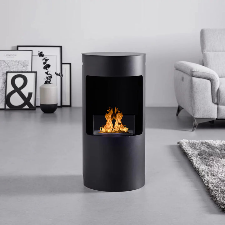 bioethanol-standkamin-lecco-schwarz-rund-mit-glas-bodenkamin-ethanolkamin-wohnbereich-wohnzimmer